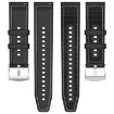 22mm Green xDfind Hybrid Nylon Braid Silicone Watch Band - 5