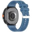 Samsung Galaxy Watch 8/8 Classic Hybrid Nylon Silicone Band - Midnight Blue - 1