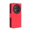 Meizu Note 16 Pro 5G Red Leather Case with Card Slots - Calf Texture - 3
