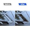 Chevrolet Corvette C8 2020+ Gold Foil Carbon Fiber Roof Stickers (6pcs) - 5