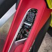 Chevrolet Corvette C8 2020 Gold Foil Carbon Fiber Window Stickers (2pcs) - 3