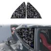 Gold Foil Carbon Fiber Rear Window Stickers for Corvette C8 2020+ (Blue) - 1