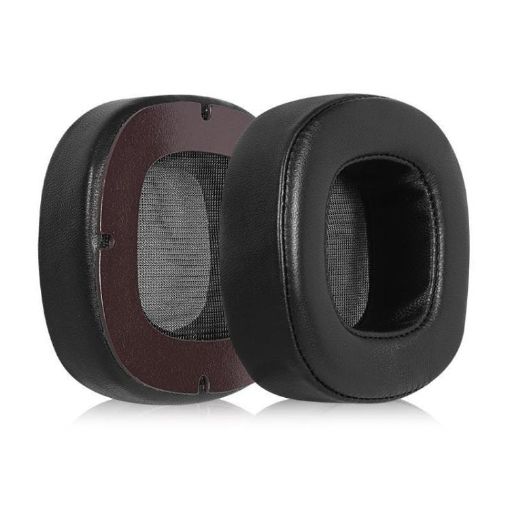 Magnetic Lambskin Leather Earpads for Abyss Diana Phi/AB-1266 (2pcs, Black) - 1