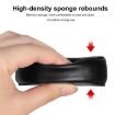 Magnetic Lambskin Leather Earpads for Abyss Diana Phi/AB-1266 (2pcs, Black) - 3