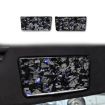 Gold Foil Carbon Fiber Mirror Stickers for Chevrolet Corvette C8 2020+ - 1