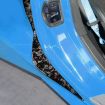 Gold Foil Carbon Fiber Car Door Stickers for Corvette C8 2020+ (4pcs) - 3