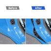 Gold Foil Carbon Fiber Car Door Stickers for Corvette C8 2020+ (4pcs) - 5