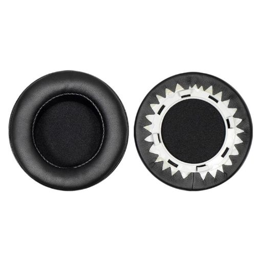 Motorola Moto Pulse Escape Earphone Covers 2pcs Black Protein Leather - 1