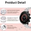 Suunto 9/9 Baro/D5/Core/7 22mm Stainless Steel Watch Band - Black - 3