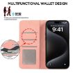 Samsung Galaxy XCover7 Pro Pink-Cyan RFID Leather Phone Case ABEEL - 7