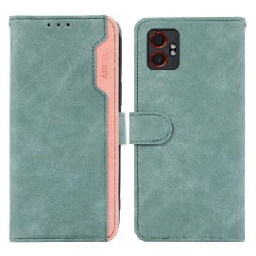Samsung Galaxy XCover7 Pro Cyan-Pink RFID Leather Phone Case ABEEL - 1