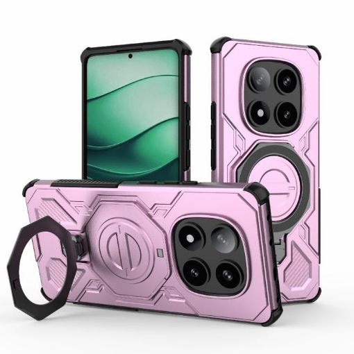 Redmi Note 14 Pro 5G Pink MagSafe Magnetic TPU+PC Phone Case - 1